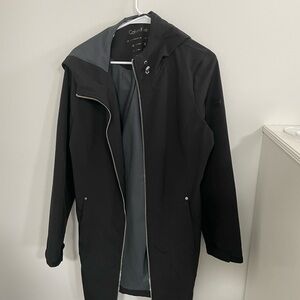 Calvin Klein Women’s  Black Raincoat